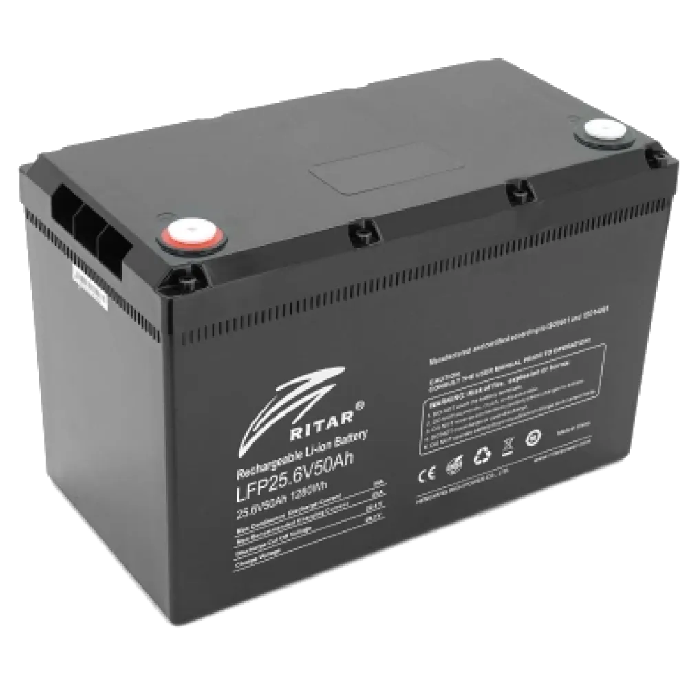 Литиевая аккумуляторная батарея RITAR Ritar LFP25.6V50Ah 25.6В 50А•ч 50А