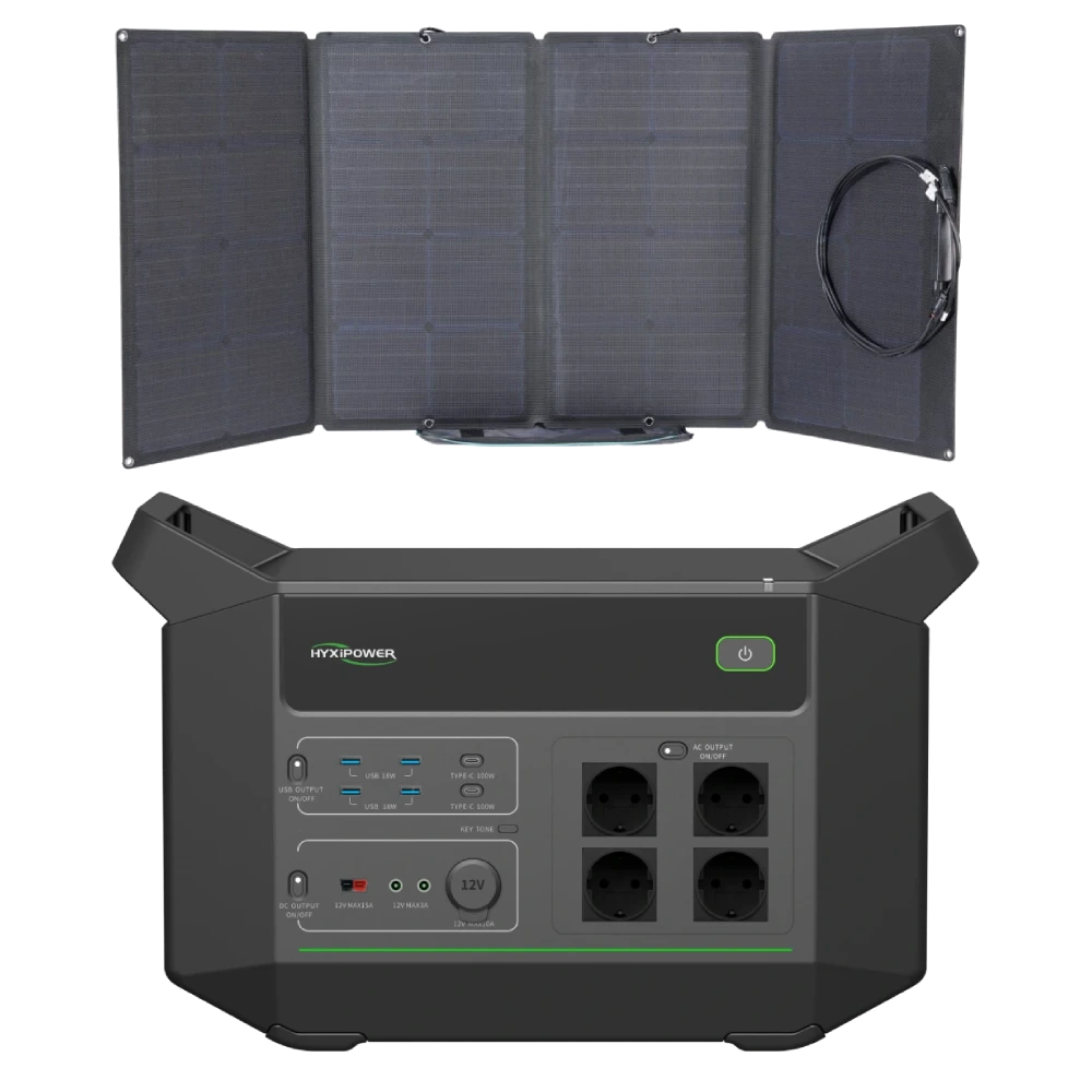 Система автономного питания однофазная HYXiPower HYXiPower HYX-EA2000 + EcoFlow 160W