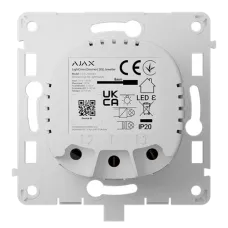 Беспроводной умный сенсорный димерный выключатель света Ajax Ajax LightCore (Dimmer) [55] (8EU) ASP white