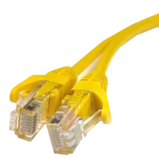 Патч-корд литой желтый EServer 5е UTP RJ45 1м