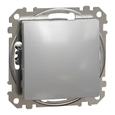 Выключатель Schneider Electric Schneider Electric SDD113101 Sedna Design & Elements 1-клавишный алюминий Выключатель Schneider Electric Schneider Electric SDD113101 Sedna Design & Elements 1-клавишный алюминий