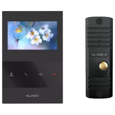 Комплект видеодомофона Slinex Slinex SQ-04(Black)+ML-16НD(Black)