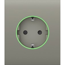 Центральна панель для вбудованої розетки Ajax СenterCover (smart) Olive (59970.162.OL)