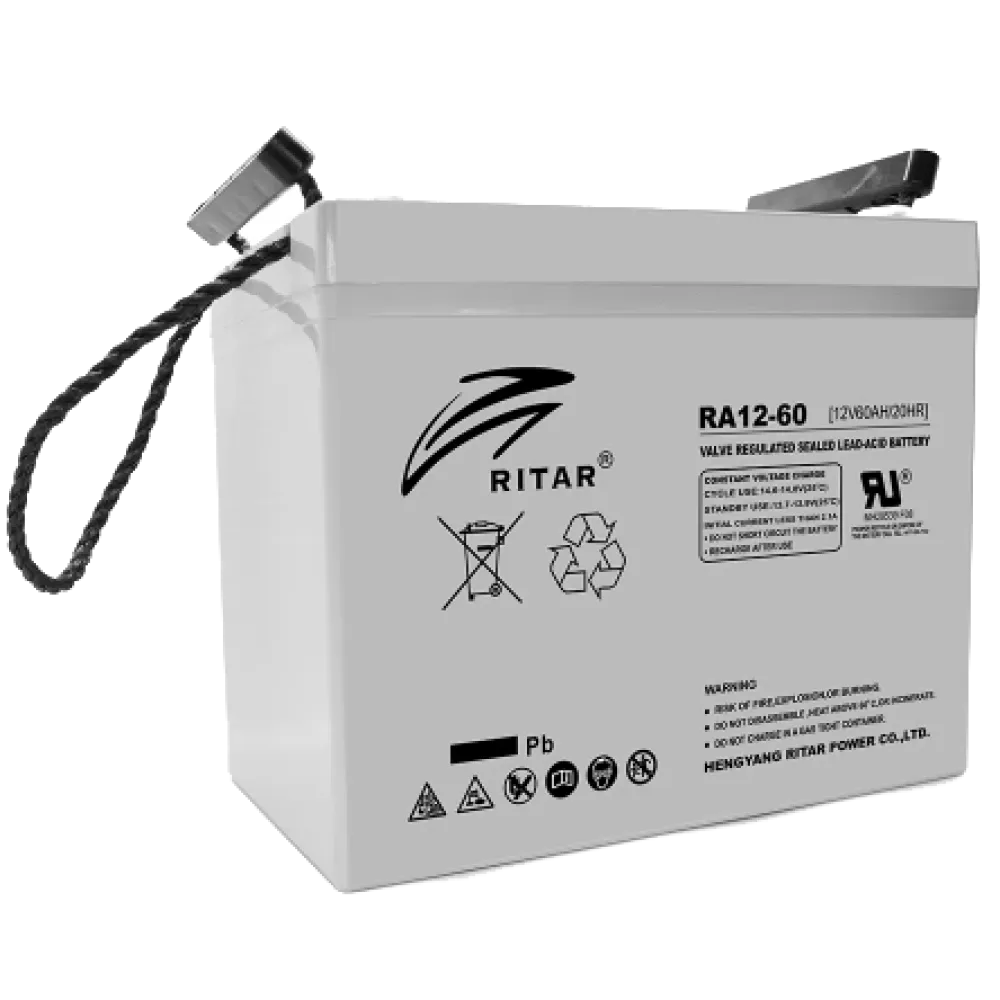 Свинцево-кислотна акумуляторна батарея RITAR RITAR RA12-60 60A•ч 12В