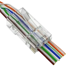 Конектор Merlion Merlion RJ-45 8P8C UTP Cat-5 (50 шт/уп.) для сквозного подключения