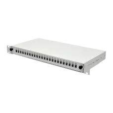 24 порта SC-Simpl./LC-Dupl./E2000, пустая, кабельные вводы для 2xPG13.5 и 2xPG11, 1U, чер CMS Патч-панель