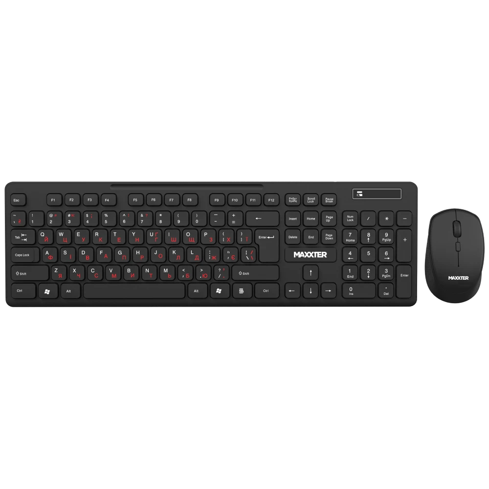 Бездротовий комплект Maxxter Maxxter KMS-WCM-02B-UA