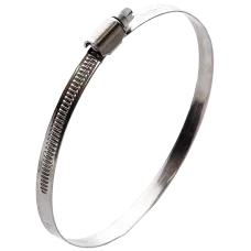 Хомут черв'ячний нержавіючий APRO APRO W2 120-140мм (10шт)