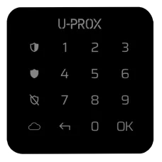 Беспроводная сенсорная клавиатура для одной группы U-Prox U-Prox Keypad G1 Black