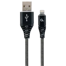 Кабель Cablexpert Cablexpert CC-USB2B-AMLM-2M-BW USB 2.0/Lightning 2м