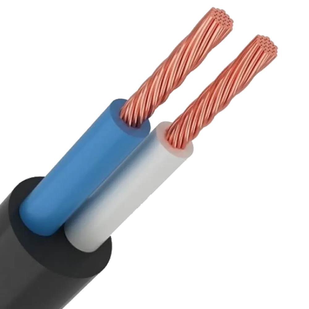 Кабель силовий  ПВСнг-нд(LS) 2х0,75 черный (Бухта 100м)