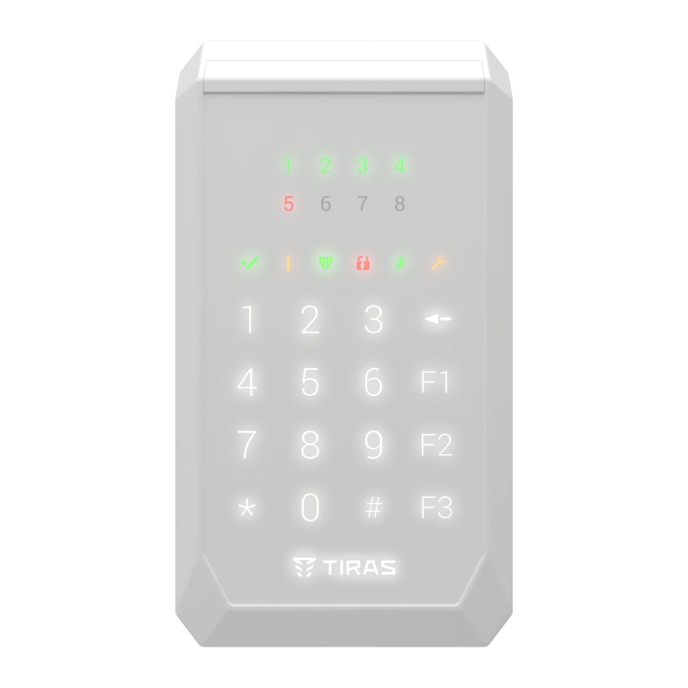 Клавиатура  Tiras Tiras K-PAD8 (white)