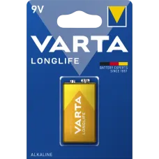 Батарейка Varta VARTA LONGLIFE 6LR61 BLI 1 ALKALINE