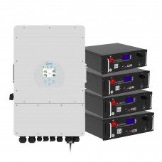 Система зберігання енергії Deye SUN-12K-SG04LP3-EU-4GS20.48K-LFP 12kW 20.48kWh 4BAT LiFePO4 6500 циклів (SUN-12K-SG04LP3-EU-4GS20.48K-LFP)