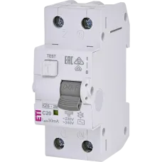 Дифавтомат ETI ЕТІ KZS-2M C 20/0.03 10kA