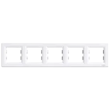 Рамка 5-местная горизонтальная белая Schneider Electric Schneider Electric ASFORA EPH5800521