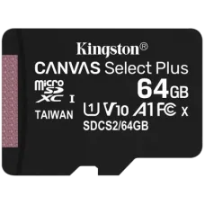 Карта пам'яті Kingston Kingston microSDXC 64GB (SDCS2/64GBSP)
