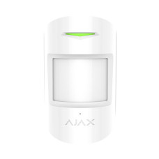 Бездротовий датчик руху і розбиття Ajax CombiProtect White