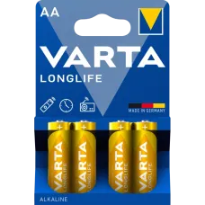 Батарейка Varta VARTA LONGLIFE AA BLI 4 ALKALINE