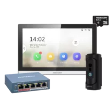 Комплект Hikvision DS-KB8113-IME1(B) UKR+DS-KH6350-TE1+HS-TF