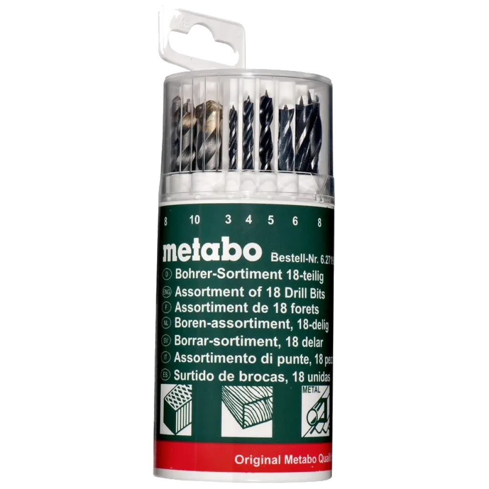 Набір свердел Metabo Metabo 18 предм. (627190000)