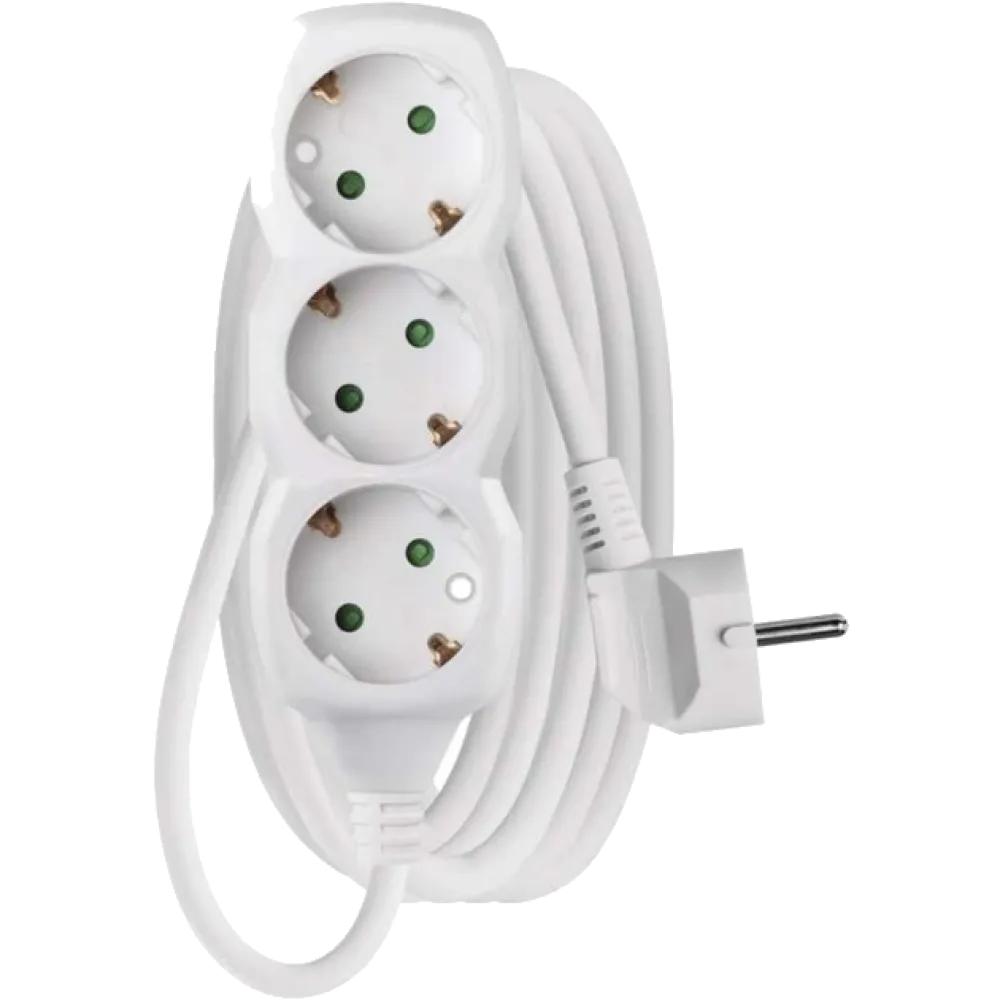 Сетевой удлинитель Emos EMOS P0321R 3 розетки 1.5 м