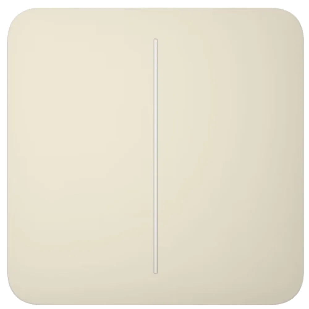 Кнопка двоклавішного вимикача Ajax Ajax SoloButton (2-gang) [55] ivory