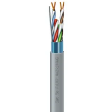 Кабель кручена пара ЗЗЦМ (FTP мідь внут) ЗЗЦМ Cat. 5e F/UTP 4х2х24 AWG (7091000) бухта 305м.