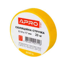 Ізоляційна стрічка чорна  APRO 0.14х17 мм 20 м