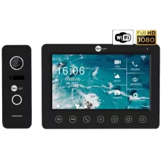 Видеодомофон KAPPA+ HD WF Black, вызовная панель PRIME FHD Black с уголком Neolight NeoLight NeoKIT HD WF B/Black