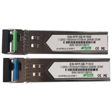 Модуль SFP (комплект 2шт) Ewind Ewind EW-SFP-GE-T1310 / EW-SFP-GE-R1550 1.25G, Single-mode single Fiber, 20km, LC connector, Tx1310/Rx1550nm : 1310nm is transmitter,1550nm is receiver Модуль SFP (комплект 2шт) Ewind Ewind EW-SFP-GE-T1310 / EW-SFP-GE-R1550 1.25G, Single-mode single Fiber, 20km, LC connector, Tx1310/Rx1550nm : 1310nm is transmitter,1550nm is receiver
