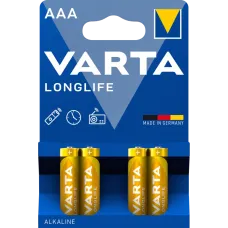 Батарейка Varta VARTA LONGLIFE AAA BLI 4 ALKALINE