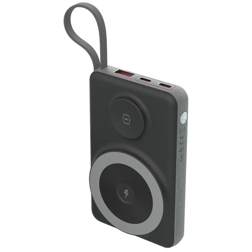 Повербанк Choetech Choetech B695 10 000мА•ч Black с магнитной зарядкой