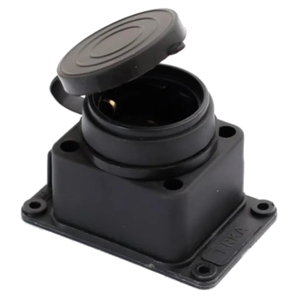 Колодка одинарная с заглушкой 1*16 (каучук) ERKA ERKA 6001 Колодка одинарная с заглушкой 1*16 (каучук) ERKA ERKA 6001