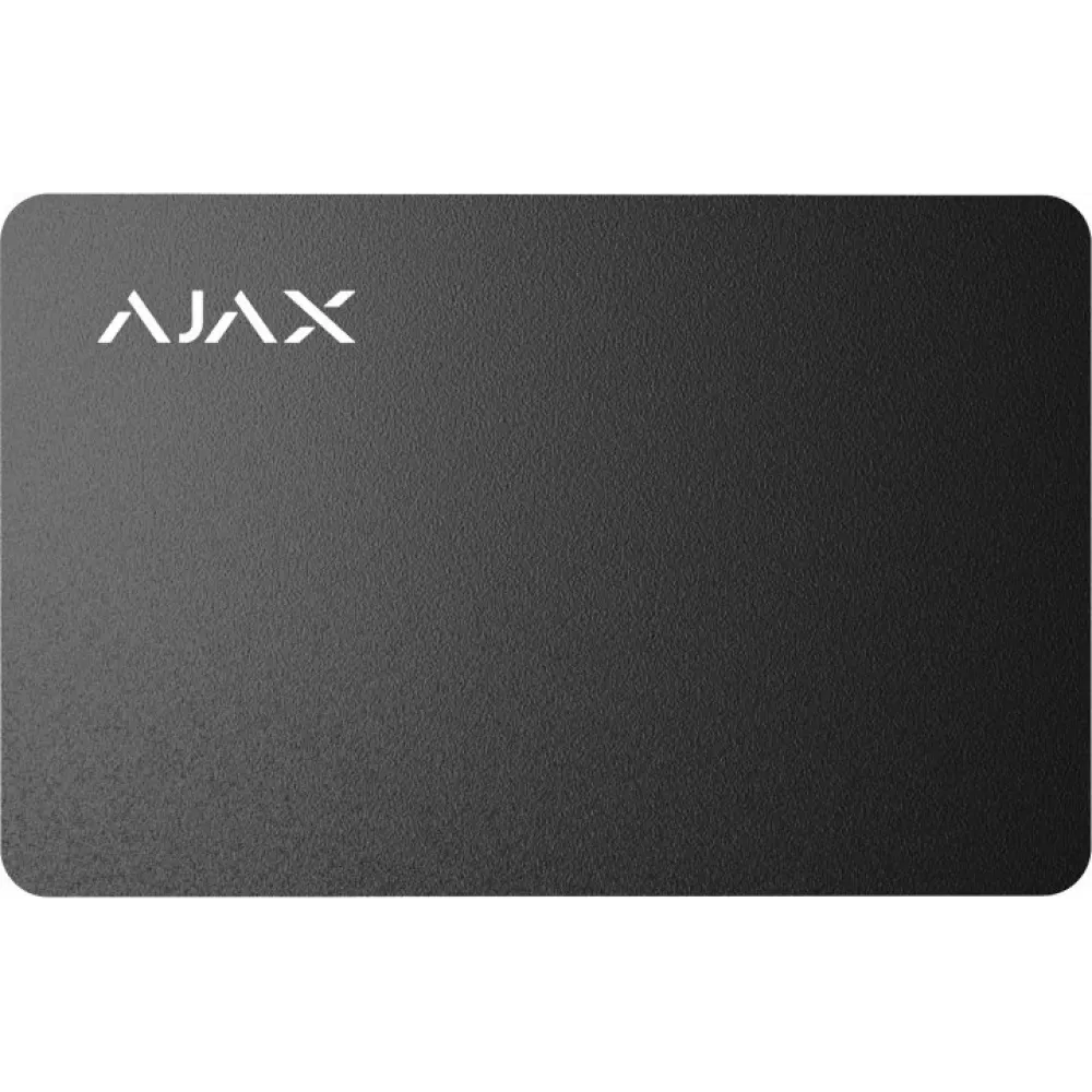 Бесконтактная карта управления Ajax Ajax Pass black (3pcs)
