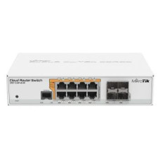 Коммутатор 8 портов управляемый MikroTik MikroTik CRS112-8P-4S-IN PoE