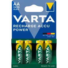 Аккумулятор AA Varta VARTA PROF ACCU 2600mAh BLI 4 NI-MH