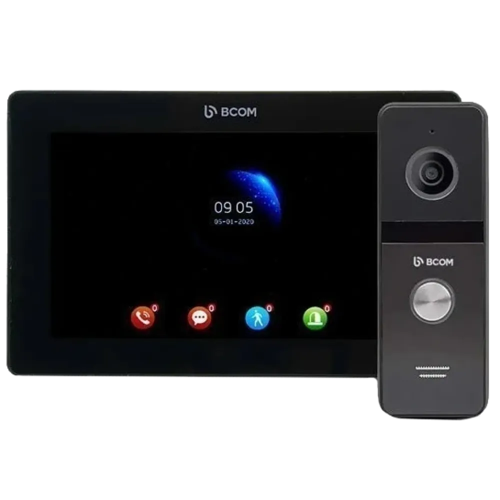 Комплект відеодомофону BCOM BCOM BD-770FHD Black Kit