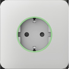 Передня панель для вбудованої розетки Ajax SoloCover (smart) White (72572.164.WH)