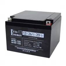 Свинцево-кислотна акумуляторна батарея Full Energy Full Energy FEP-1226 26 А•ч 12В