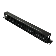 Кабельний організатор 1U з кришкою, чорний, EPNew EPNew EPNew PLMN-060Z