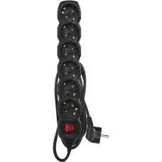 Сетевой удлинитель Emos EMOS PC1621R 6 розетки 1.5 м Сетевой удлинитель Emos EMOS PC1621R 6 розетки 1.5 м