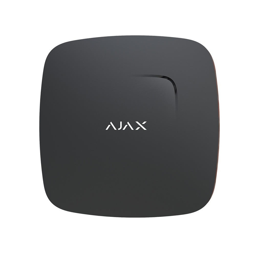 Бездротовий датчик детектування диму Ajax FireProtect Black (25427.10.BL1)
