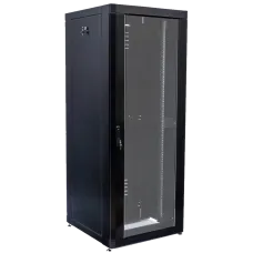 Шкаф черный  19" 18U, 610 х 675 мм