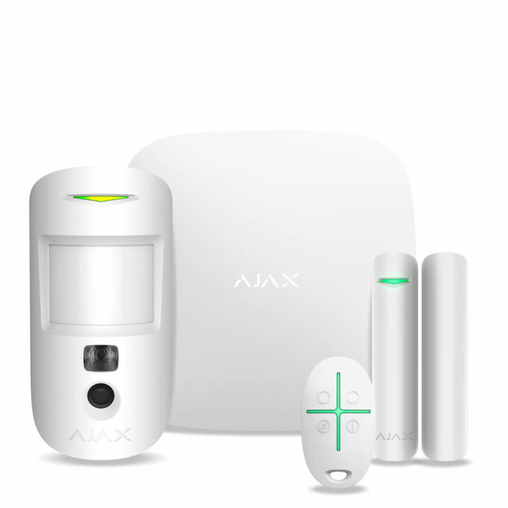 Комплект охоронної сигналізації Ajax StarterKit Cam White