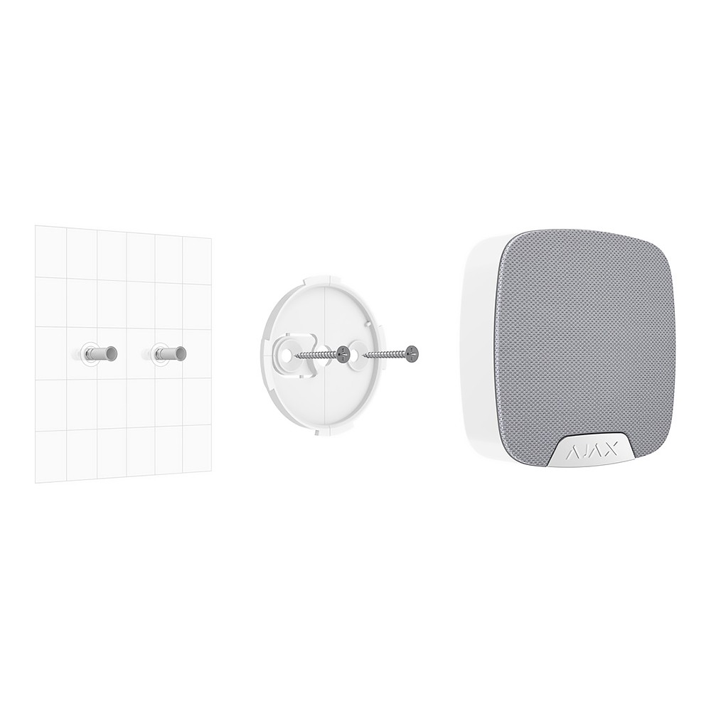 Кріпильна панель Ajax SmartBracket для HomeSiren Black (9566.11.BL)