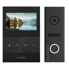 Комплект видеодомофона Slinex Slinex SQ-04 Black + ML-17HR Graphite