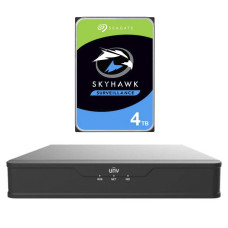 Комплект IP видеорегистратора Uniview NVR301-08S3 + Жесткий диск Seagate SkyHawk HDD 4TB (ST4000VX016)