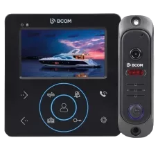 Комплект відеодомофона BCOM BCOM BD-480M Black Kit