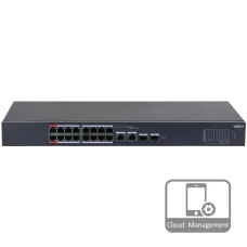 Коммутатор 16 портов управляемый Dahua Dahua DH-CS4218-16ET-190 PoE